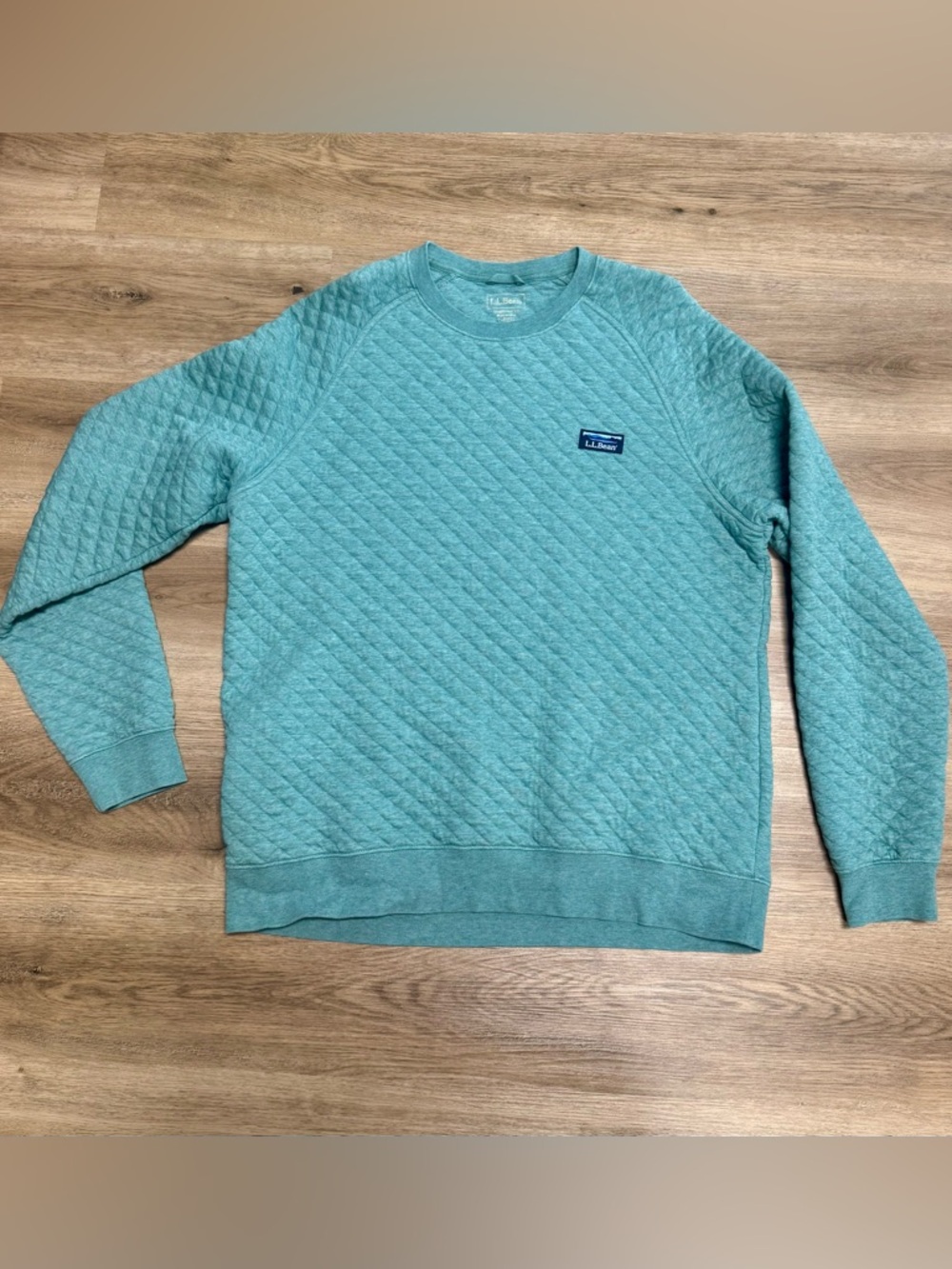 L.L. Bean Men’s Quilted Crewneck Pullover